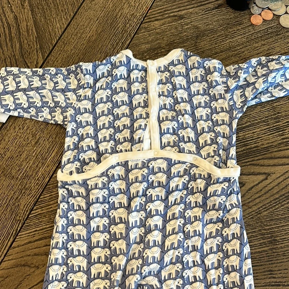 Roberta Roller Rabbit onesie pajamas. Size 6 to 9 months